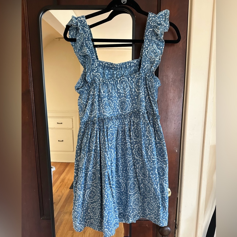 Flutter Sleeve Ruffle Mini Dress - Picture 3 of 3